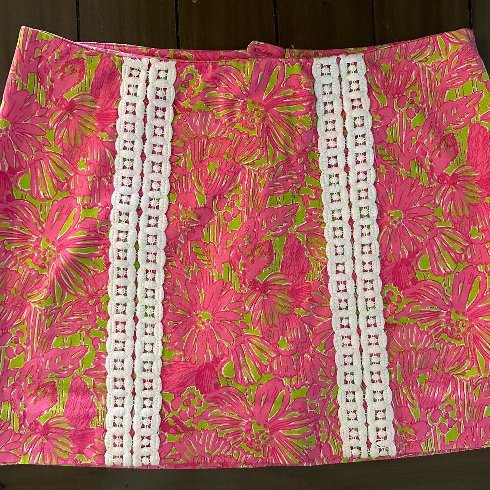 Lily Pulitzer Floral Mini Skirt